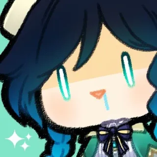 🥲 Venti Genshin Impact Anime, Game, Menangis, Venti, Genshin whatsapp sticker