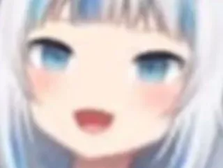 🦈 Gawr Gura Anime, Vtuber, Gawr Gura, Mignon, Requin, Youtubeuse Virtuelle telegram sticker
