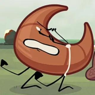 🥴 Croissant Desenho animado, Croissant, Object Show, Chorando, Triste telegram sticker