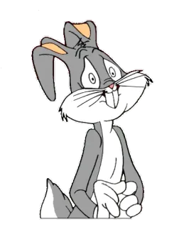 😩 Bugs Bunny Looney Tunes dibujo animado, conejo, conejito, divertido, personaje telegram sticker