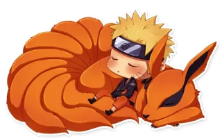 😴 Naruto Uzumaki Naruto naruto, anime, chibi, kawaii, sleepy, manga, cute telegram sticker