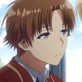😕 Ayanokoji Kiyotaka Classroom of the Elite Anime, Classroom of the Elite, Ayanokoji, Kiyotaka, Trường học, Nhân vật telegram sticker
