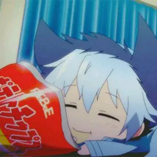 ☺️ ポテトチップス Anime, Schattig, Chips, Snack, Personage, Tekening telegram sticker