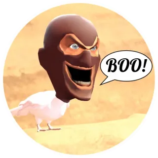 👻 Spy Team Fortress 2 BOO! team fortress 2, spy, bu, engraçado, videogame telegram sticker