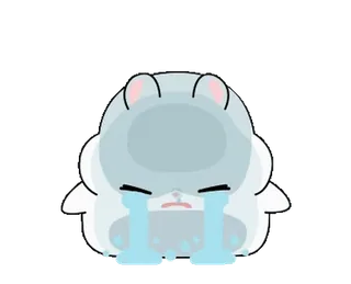 😭 แฮมสเตอร์, เศร้า, ร้องไห้, น่ารัก, สัตว์, สัตว์เลี้ยง telegram sticker