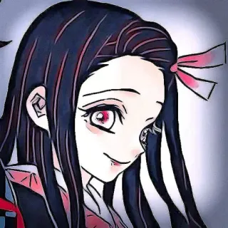 🌿 Nezuko Kamado Demon Slayer Anime, Demon Slayer, Nezuko, Nezuko Kamado, Manga, Cartoon whatsapp sticker