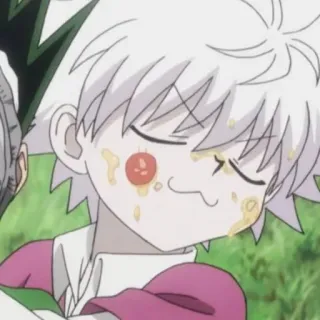 ⚡️ Killua Zoldyck Hunter x Hunter Аниме, Hunter x Hunter, Киллуа, Золдик, Смешной, Милый telegram sticker
