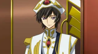 😐 Lelouch Lamperouge Code Geass Anime, Royalty, Charakter, Lelouch, Code Geass telegram sticker