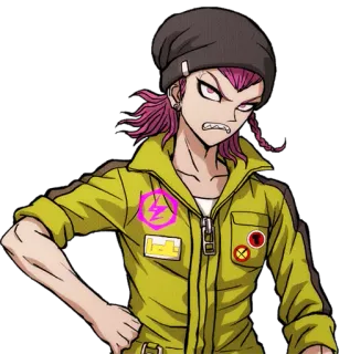 😠 Kazuichi Souda Danganronpa Animé, Dessin animé, Jeu, Personnage, Danganronpa, Kazuichi Souda telegram sticker