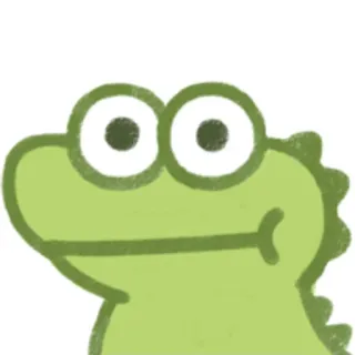 😐 dinosaur, cute, green, cartoon, animal, kawaii telegram sticker