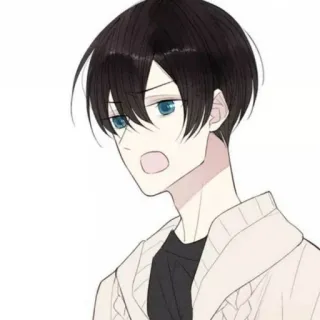 🥞 anime, cartoon, boy, male, person, character telegram sticker