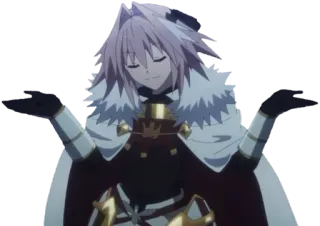 👐 Astolfo Fate/Apocrypha Anime, Mignon, Trap, Personnage, Fate, Astolfo telegram sticker