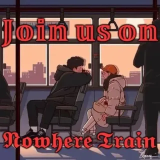 🍂 Join us on
Nowhere Train kereta, orang, perjalanan, wisata, antah berantah whatsapp sticker