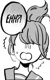 😱 EHH?! anime, manga, shocked, expression, question, surprise whatsapp sticker