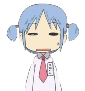 😑 大僺くん Anime, Menina, Desenho animado, Fofa, Estudante telegram sticker