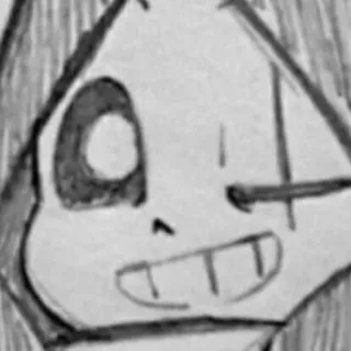 😉 Sans Undertale video game, skeleton, comic, cute, fanart telegram sticker