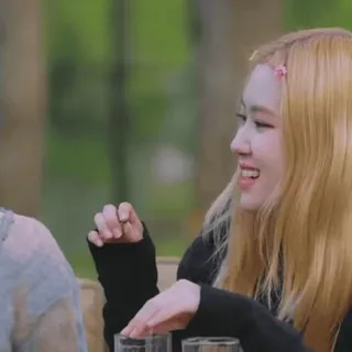 🪴 Rose kpop, sänger, rosé, blackpink, promi whatsapp sticker
