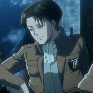 🖤 Levi Ackerman Attack on Titan Anime, Attack on Titan, Levi, Levi Ackerman, Manga, Kapitein Levi telegram sticker