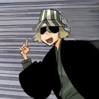 ⚔ Kisuke Urahara Bleach Anime, Manga, Kapelusz, Kisuke, Urahara telegram sticker