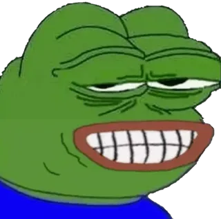 📎 Pepe the Frog Pepe la Rana, Meme, Cultura de Internet, Rana, Presumido whatsapp sticker