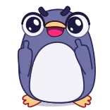 Penguin | @Premium_Emojis_Telegram telegram emojis 🖕