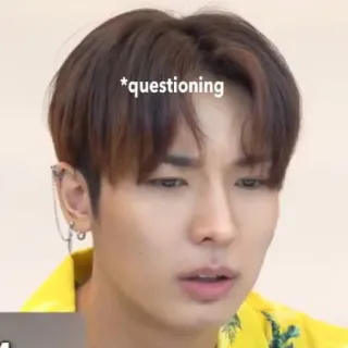 🤨 *questioning pregunta, pensando, confundido, meme, reacción, persona, expresión telegram sticker
