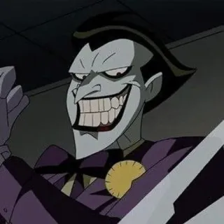 🤡 Joker Joker, méchant, DC Comics, Batman telegram sticker