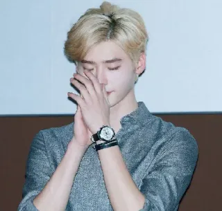 🙏 Lee Jong-suk attore, celebrità, coreano, modello telegram sticker