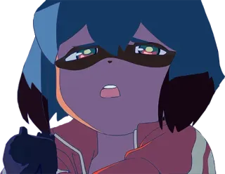 🔫 Michiru Kagemori BNA anime, BNA, Michiru Kagemori, triste, piangendo, uomo bestia telegram sticker