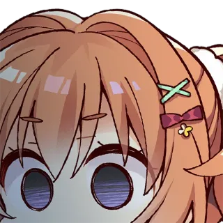 😨 Anime, Dibujos animados, Sticker, Lindo, Kawaii telegram sticker