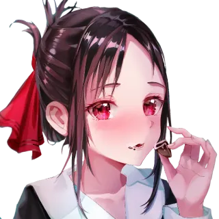 🌈 Anime, Fille, Mignon, Chocolat, Dessin animé, Doux telegram sticker