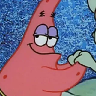 🍔 Patrick Star Spongebob Squarepants desenho animado, Patrick Estrela, Bob Esponja, engraçado, personagem, animação whatsapp sticker
