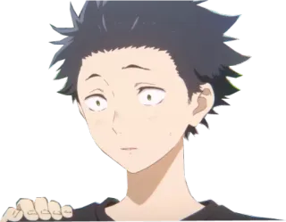 😧 anime, boy, character, manga telegram sticker