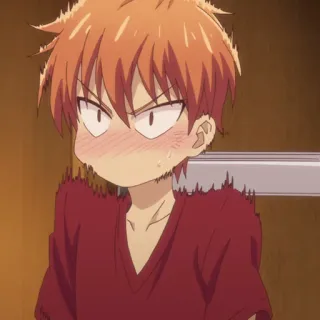 🐱 Kyo Sohma Fruits Basket anime, character, kyo sohma, fruits basket, angry, upset telegram sticker