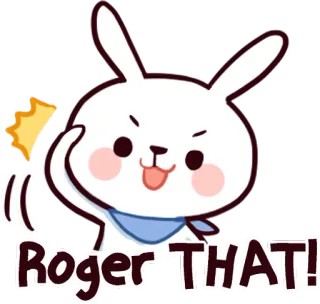 Hyper Bunny :: @line_stickers telegram stickers