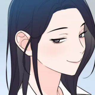 😩 femme, animé, dessin animé, personnage, sourire telegram sticker