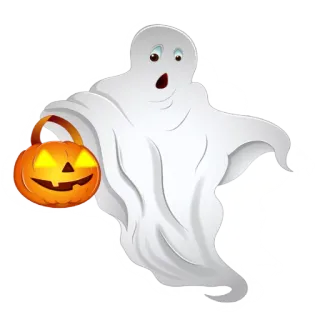 😧 duch, halloween, dynia, straszny, kostium, święto telegram sticker