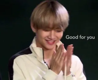 ❣️ Good for you congratulations, applause, celebration, kpop, positive, encouragement, support, good job telegram sticker