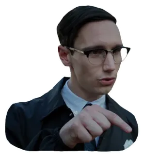 👉 Edward Nygma Gotham Готэм, Эдвард Нигма, Риддлер, телешоу, персонаж, ботаник telegram sticker