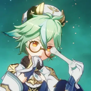 🤔 Sucrose Genshin Impact Anime, Videospiel, Sucrose, Genshin Impact, Knochen, Süß, Weiblich telegram sticker