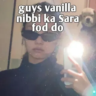 👀 guys vanilla nibbi ka Sara fod do telegram sticker