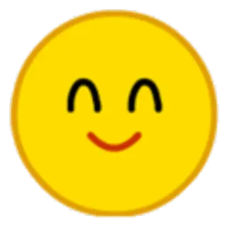 😊 Emoji, Smiley, Joyeux, Visage, Jaune telegram sticker