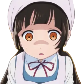 🐻 anime, girl, maid, cute, cartoon telegram sticker