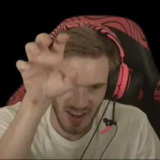 😼 PewDiePie PewDiePie, Youtube, Gamer, Gaming, YouTuber telegram sticker