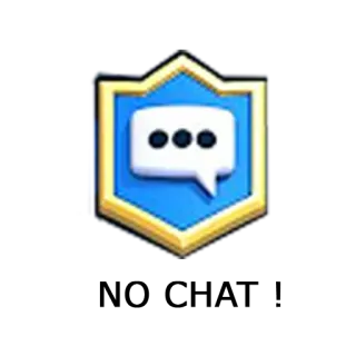 🚫 clash royale, jeu vidéo, badge, chat, message, symbole whatsapp sticker