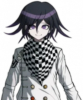 🙂 Kokichi Oma Danganronpa Anime, Personagem, Kokichi, Danganronpa, Sorrindo, Roxo telegram sticker