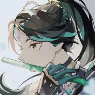 🪀 Xiao Genshin Impact Anime, Genshin Impact, Xiao, Personaje, Videojuego telegram sticker