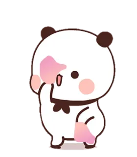 🐍 Panda, Süß, Tier, Kawaii, Sticker whatsapp sticker