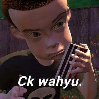😒 Sid Phillips Toy Story Ck wahyu. Sid, Toy Story, dessin animé, personnage telegram sticker