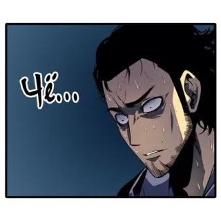 😥 чë... homem, suor, expressão, preocupação, medo, emoção telegram sticker